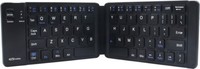 Portronics POR-973 Chicklet Wireless Rechargeable Foldable Keyboard Wireless Multi-device Keyboard(Black)