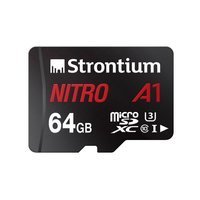 Strontium Nitro A1 64 GB SDXC UHS Class 1 100 Mbps Memory Card  (With Adapter)