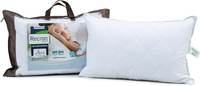 RECRON CERTIFIED AURA MICROFIBRE SOLID SLEEPING PILLOW PACK OF 1(WHITE) @ 49