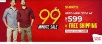 Flash Sale : Men's Shirts At Rs 599+ Free Shipping 

