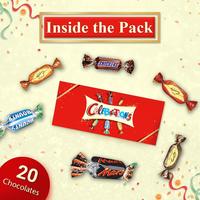 Celebrations Assorted Chocolate Gift Pack (Snickers, Mars, Bounty, Galaxy Jewels)- 197g Box Rs.159