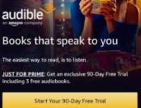 Free Amazon Audible Worth ₹600 For 90 Days + 1 e-Books Free every month (New Update)
