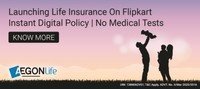 Life insurance on Flipkart Instant Digital policy !No Medical test