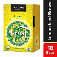 TE-A-ME Ice Brews Cold Brew Ice Tea, Lemon, 18 Pyramid Bags Rs.148 and @ 140 with Subscribe & Save - Amazon