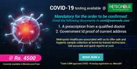 Covid-19 testing available on Netmeds 