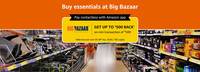 get up to 500 cashback on Amazon at bigbazaar stores