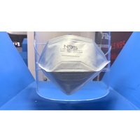 Safent PM-2.5 N95 Black white Air Pollution Mask 1 Unit