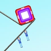 (App) Rope Swing 2D - Rescue Arcade Game. Rating 4.6/5