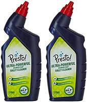 Amazon Brand - Presto! Disinfectant Toilet Cleaner Plus, Citrus - 750 ml (Pack of 2)