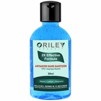 Oriley Waterless Hand Sanitizer 70% Isopropyl Alcohol Based  (50ml)