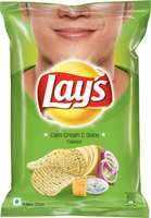 Lay's American Style Cream & Onion Flavour Chips  (167 g)