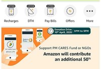  (For All members) Amazon Donation Flash Drive  - Contribute to PM care fund and Amazon will contribute an additional 50%