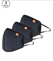 Wilddcraft Black Adults W95 Reusable 6 Layer Mask Pack of 3