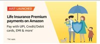Now pay insurance premium on amazon