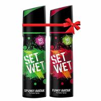 (Pantry) Set Wet Perfume, 120ml (Spunky and Funky Avatar, Pack of 2)