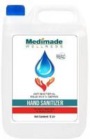Medimade 5 Ltr Industrial Use (70% Alcohol FDA Approved) Hand Sanitizer Bottle  (5 L)
