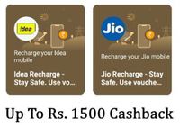 Recharge For Rs. 48 & Get Up To Rs. 1500 Cashback