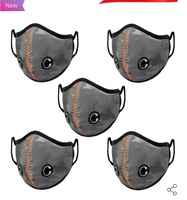 Lion crown Reusable 4 Layered N95 Face Masks - Pack of 5 