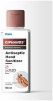 Cipla ciphands (Antiseptic Hand Sanitizer), 72% alcohol 100 ml - (Pack 4) 