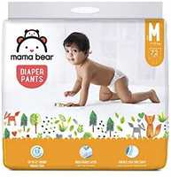 Amazon Brand - Mama Bear Baby Diaper Pants, Medium (M) - 72 Count














