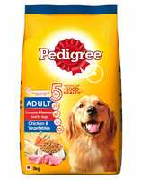 Pedigree Adult Dry Dog Food, Chicken & Vegetables, 3kg Pack