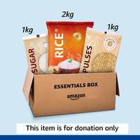 Essentials Box Donation- Provides for 20 meals – Delivered to Akshaya Patra