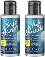 Bella Vita Organic SafeHands Hand Sanitizer 70% Alcohol (Pack Of 2)