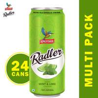 Kingfisher Radler - Non Alcoholic Malt Drink - Mint & Lime, 24 x 300 ml

