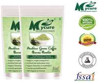 Mycure Green Coffee Beans Decaffeinated & Unroasted Coffee Beans Powder For Weight Management 100g + 100g free