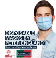 Peter England Mask - Pack of 30@ Rs 300 (PE- Official Website)