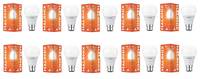 Halonix B22 10-Watt Led ASTRON Plus (Pack of 10, White, Round)