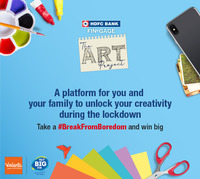 Art Project - Competetion By HDFC ( Unlock your creativity and win exciting prizes)