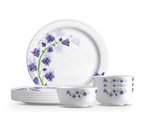 Milton Dinner Set Lissome Thali Set (White)- 18 Piece Rs. 2450 - Amazon