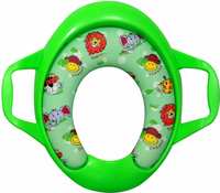 Sunbaby Soft Cushion Baby Potty Seat with Handle Support (Green)