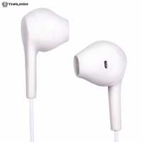 Thrumm Pulse Earphone Mic White- Basics for Smartphone 1.2 Meter Cable