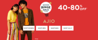 40-80% Off On Ajio Weekend Binge Sale