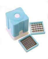 Ganesh Potato Chipser Set, 650ml/11cm, 3-Pieces, Blue