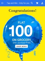 Flipkart Tap & Win coupons for June Month [All Codes getting collected in same Account ]