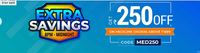 Till Midnight - Flat Rs.250 OFF on Orders Above 1699
