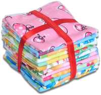 JARS Collections Set Of 12 Cartoon Design Face Towels 61% OFF