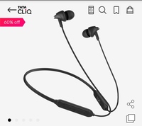 Boat 100 Wireless Bluetooth Neckband With Mic (Active Black)