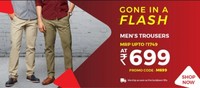 Flash Sale - Men's Casual Trousers At Rs 699