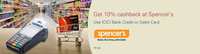 Shop with ICICI Bank Credit or Debit Card at Spencer's store or online and get 10% cashback on minimum purchase of Rs 2,000