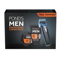 POND'S Men Energy Bright Facewash & Energy Burst Face Gel, 250 g with Free Trimmer Combo