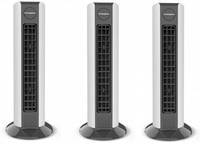 Crompton Air Buddy Kitchen Pack of 3 0 mm Tower Fan(Grey, Pack of 3)