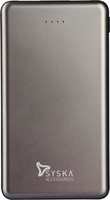 Syska 10000 mAh Power Bank (Fast Charging, 37 W)  (Grey, Lithium Polymer)