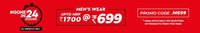 Gone In 24 Hrs - Men's Wear At Rs 699