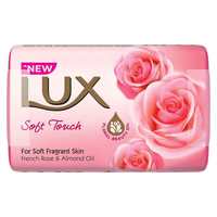 Lux Soft Touch French rose and almond oil, 150g (Pack of 3)(Offer Pack) @ ₹92
