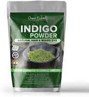 Organic Essentials Indigo Powder For Hair & Beard Dye - Black (250 Grams) @ ₹225