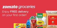 Zomato Groceries | First Order Free Delivery | Select users